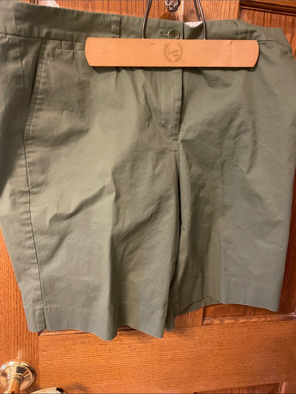 Talbots Olive Green Bermuda Shorts - Picture 1 of 3